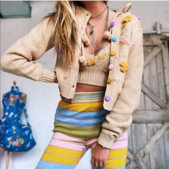 LoveShackFancy Briallon Cardigan Sweater - Picture 2 of 16